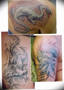 Фото татуировки дракон от 24.09.2018 №278 - dragon tattoo - tattoo-photo.ru