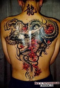 Фото татуировки дракон от 24.09.2018 №312 - dragon tattoo - tattoo-photo.ru
