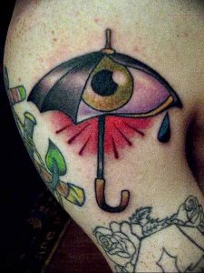 Фото рисунка тату зонтик 06.10.2018 №091 - tattoo umbrella - tattoo-photo.ru