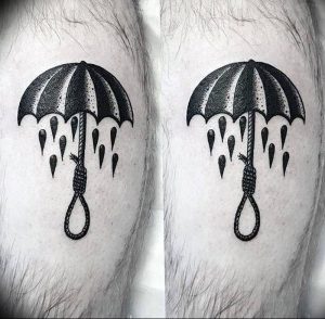 Фото рисунка тату зонтик 06.10.2018 №114 - tattoo umbrella - tattoo-photo.ru