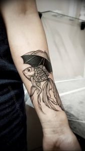 Фото рисунка тату зонтик 06.10.2018 №142 - tattoo umbrella - tattoo-photo.ru