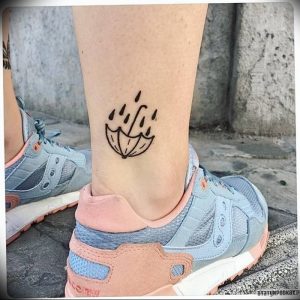 Фото рисунка тату зонтик 06.10.2018 №160 - tattoo umbrella - tattoo-photo.ru