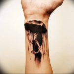 Фото рисунка тату зонтик 06.10.2018 №003 - tattoo umbrella - tattoo-photo.ru