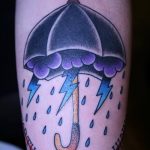 Фото рисунка тату зонтик 06.10.2018 №005 - tattoo umbrella - tattoo-photo.ru