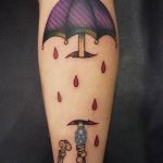 Фото рисунка тату зонтик 06.10.2018 №012 - tattoo umbrella - tattoo-photo.ru