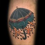 Фото рисунка тату зонтик 06.10.2018 №014 - tattoo umbrella - tattoo-photo.ru