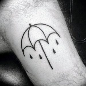 Фото рисунка тату зонтик 06.10.2018 №015 - tattoo umbrella - tattoo-photo.ru