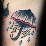 Фото рисунка тату зонтик 06.10.2018 №016 - tattoo umbrella - tattoo-photo.ru