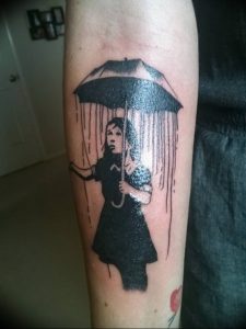 Фото рисунка тату зонтик 06.10.2018 №027 - tattoo umbrella - tattoo-photo.ru