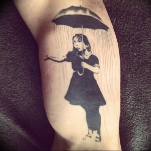 Фото рисунка тату зонтик 06.10.2018 №028 - tattoo umbrella - tattoo-photo.ru