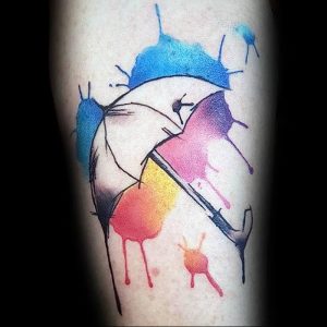 Фото рисунка тату зонтик 06.10.2018 №037 - tattoo umbrella - tattoo-photo.ru
