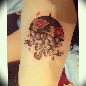 Фото рисунка тату зонтик 06.10.2018 №038 - tattoo umbrella - tattoo-photo.ru