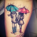 Фото рисунка тату зонтик 06.10.2018 №040 - tattoo umbrella - tattoo-photo.ru