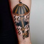 Фото рисунка тату зонтик 06.10.2018 №045 - tattoo umbrella - tattoo-photo.ru