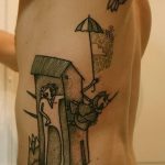 Фото рисунка тату зонтик 06.10.2018 №050 - tattoo umbrella - tattoo-photo.ru