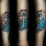 Фото рисунка тату зонтик 06.10.2018 №055 - tattoo umbrella - tattoo-photo.ru