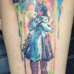 Фото рисунка тату зонтик 06.10.2018 №063 - tattoo umbrella - tattoo-photo.ru