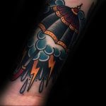 Фото рисунка тату зонтик 06.10.2018 №067 - tattoo umbrella - tattoo-photo.ru