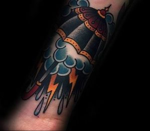 Фото рисунка тату зонтик 06.10.2018 №067 - tattoo umbrella - tattoo-photo.ru