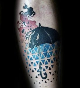 Фото рисунка тату зонтик 06.10.2018 №069 - tattoo umbrella - tattoo-photo.ru