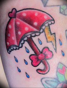 Фото рисунка тату зонтик 06.10.2018 №083 - tattoo umbrella - tattoo-photo.ru