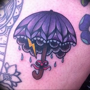 Фото рисунка тату зонтик 06.10.2018 №095 - tattoo umbrella - tattoo-photo.ru