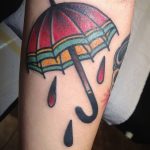 Фото рисунка тату зонтик 06.10.2018 №097 - tattoo umbrella - tattoo-photo.ru