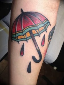 Фото рисунка тату зонтик 06.10.2018 №097 - tattoo umbrella - tattoo-photo.ru