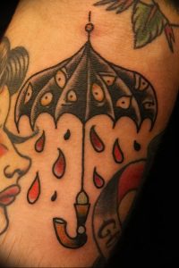 Фото рисунка тату зонтик 06.10.2018 №101 - tattoo umbrella - tattoo-photo.ru