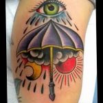 Фото рисунка тату зонтик 06.10.2018 №103 - tattoo umbrella - tattoo-photo.ru