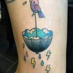 Фото рисунка тату зонтик 06.10.2018 №115 - tattoo umbrella - tattoo-photo.ru
