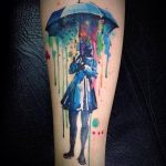 Фото рисунка тату зонтик 06.10.2018 №116 - tattoo umbrella - tattoo-photo.ru