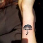 Фото рисунка тату зонтик 06.10.2018 №117 - tattoo umbrella - tattoo-photo.ru