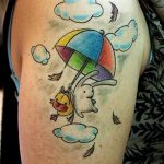 Фото рисунка тату зонтик 06.10.2018 №124 - tattoo umbrella - tattoo-photo.ru