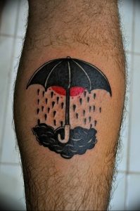 Фото рисунка тату зонтик 06.10.2018 №127 - tattoo umbrella - tattoo-photo.ru