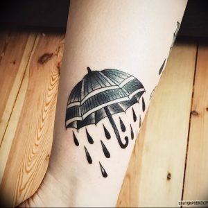 Фото рисунка тату зонтик 06.10.2018 №130 - tattoo umbrella - tattoo-photo.ru