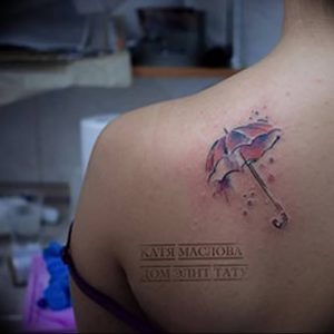 Фото рисунка тату зонтик 06.10.2018 №131 - tattoo umbrella - tattoo-photo.ru