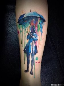 Фото рисунка тату зонтик 06.10.2018 №132 - tattoo umbrella - tattoo-photo.ru