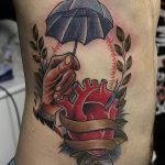 Фото рисунка тату зонтик 06.10.2018 №141 - tattoo umbrella - tattoo-photo.ru