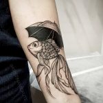 Фото рисунка тату зонтик 06.10.2018 №142 - tattoo umbrella - tattoo-photo.ru