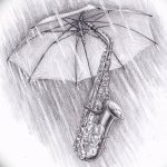 Фото рисунка тату зонтик 06.10.2018 №151 - tattoo umbrella - tattoo-photo.ru