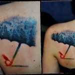 Фото рисунка тату зонтик 06.10.2018 №163 - tattoo umbrella - tattoo-photo.ru