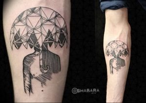 Фото рисунка тату зонтик 06.10.2018 №166 - tattoo umbrella - tattoo-photo.ru