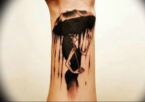Фото рисунка тату зонтик 06.10.2018 №168 - tattoo umbrella - tattoo-photo.ru