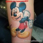 Фото рисунка Тату Микки Маус 20.11.2018 №003 - Tattoo Mickey Mouse - tattoo-photo.ru