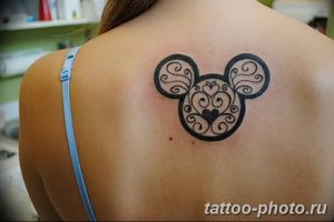 Фото рисунка Тату Микки Маус 20.11.2018 №014 - Tattoo Mickey Mouse - tattoo-photo.ru