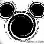 Фото рисунка Тату Микки Маус 20.11.2018 №068 - Tattoo Mickey Mouse - tattoo-photo.ru