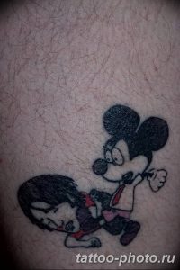 Фото рисунка Тату Микки Маус 20.11.2018 №108 - Tattoo Mickey Mouse - tattoo-photo.ru