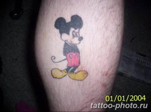 Фото рисунка Тату Микки Маус 20.11.2018 №109 - Tattoo Mickey Mouse - tattoo-photo.ru