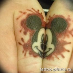 Фото рисунка Тату Микки Маус 20.11.2018 №131 - Tattoo Mickey Mouse - tattoo-photo.ru